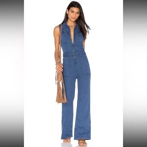 Free People Denim Jumpsuit